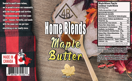 4B Home Blends Rubs & Spices - NEW LOOK & NEW FLAVOURS