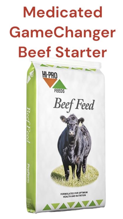 Hi-Pro - GameChanger Beef Starter - Medicated 13% - 20kg ( Special Order)