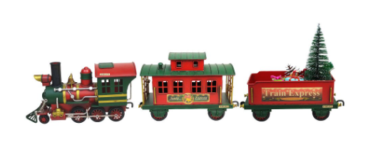 Toys - Kids Metal Train Set - 3 piece