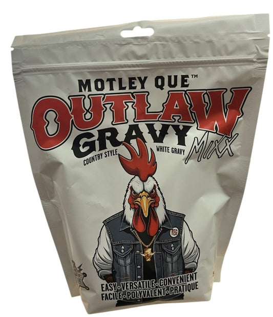 Motley Que - Outlaw Gravy Mixx - Country Style White - 500g