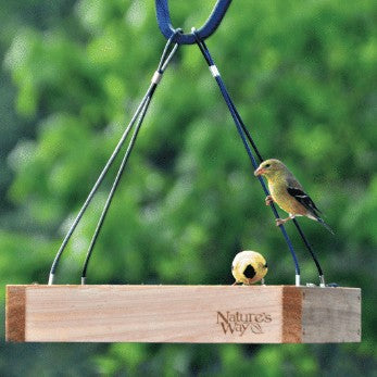 Nature's Way - Cedar Tray Bird Feeder - 2qt