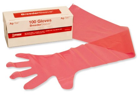OB Gloves Breeder Sleeve - 1mm - 36" - Red  (100 per box)