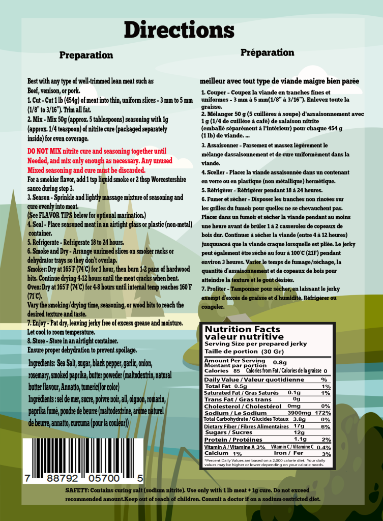 Mickey Jays - Jerky Cure Seasoning - 350g