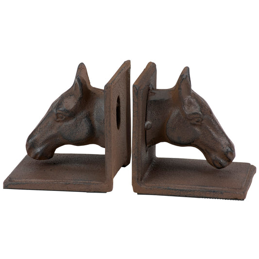 Home Decor - Horse Head Bookends