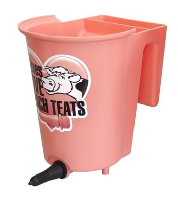 Peach Teat - Calf Bucket - Single Teat - 6L