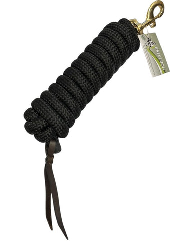 PC - Poly Lead Rope - 10ft with Bolt Snap & Leather Popper