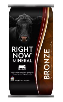 Right Now - Cattle Mineral - Bronze - 25kg