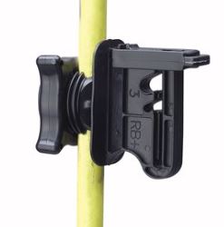 Beaumont - Electric Fencing Rod Insulator Screw on - Pack 25 - Black