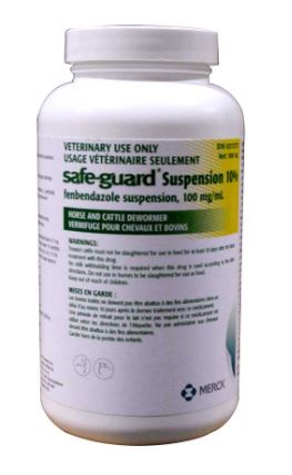 Safeguard - Horse & Cattle Dewormer Solution - 10% - 250ml