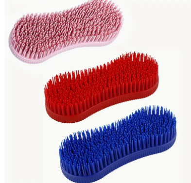 Plastic Grooming Brush - Select Colours