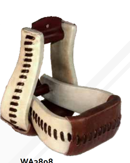 True North - Rawhide Wrapped Western Stirrup - Ladies