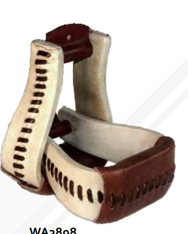 True North - Rawhide Wrapped Western Stirrup - Ladies