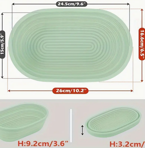 Bread Making - 9" Silicone Banneton