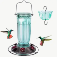 Glass Hummingbird Feeder