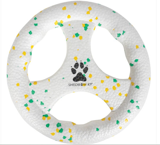 Shedrow K9 - FlexiPlay Tug N Toss Flyer - White