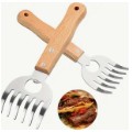 Meat Shredders W/Wood Handle