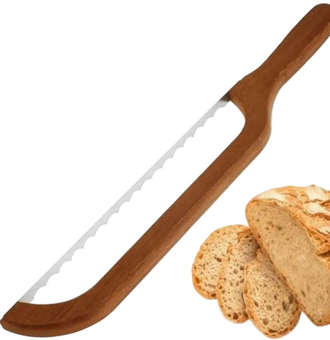 Serrated Bread Knife/Bamboo Handle
