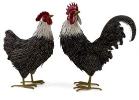 Home & Garden - Metal Rooster/Hen Figure - SOLD SEPERATLEY