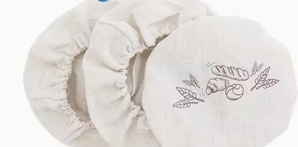 Bread Making - Cloth Banneton/Proofing Basket w/ Liners and Cover