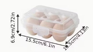 Egg Carton - Plastic - 6 Pack