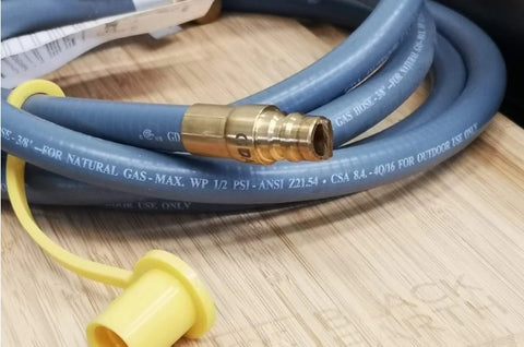 Black Earth - Gas Hose- Male to Male Quick Connect- 20'