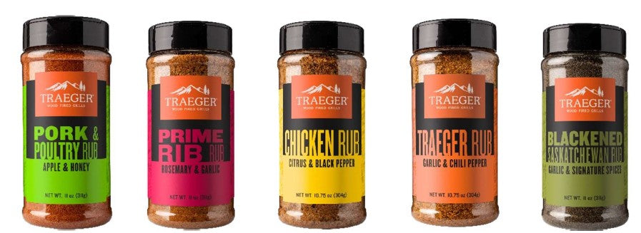 Traeger - Spices/Rubs - NEW FLAVOURS & LARGER PACKAGING