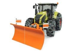 Bruder Toys - Claas Axion 950 w Snow Chains & Plow