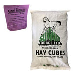 Summit Hay Cubes - Timothy Orchard Mix - 22.7KG (50lb)