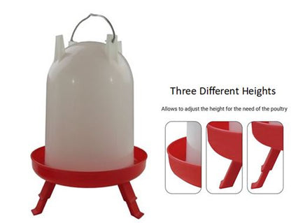 TBL - Poultry Drinker Red with Legs