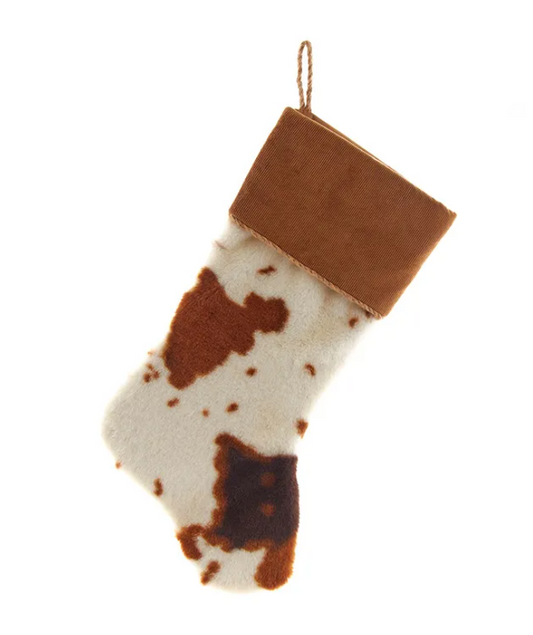 Kurt S. Adler - Tan & White Western Stocking