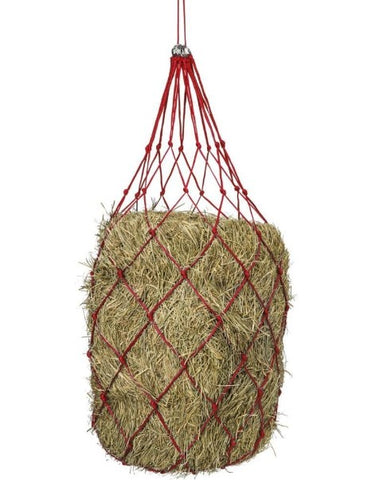 Tough1 - Poly Hay Net - 4" x 4' - Red