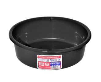 TuffStuff - Plastic Round Feeder Pan - 7 qts
