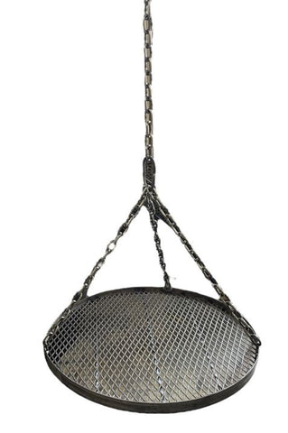 Steel Camp Fire - Hanging Ring Grill with Chain