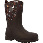 Muck Boots - Women's Chore Mid Brown - Chicken Print