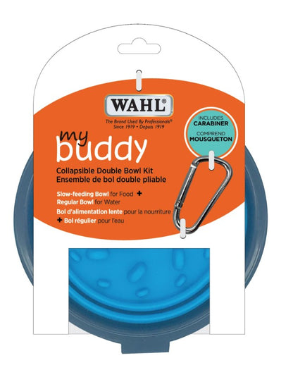 Wahl - Collapsible Double Pet Bowl - 1000ml