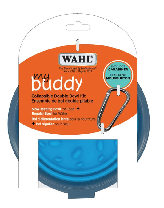 Wahl - Collapsible Double Pet Bowl - 1000ml