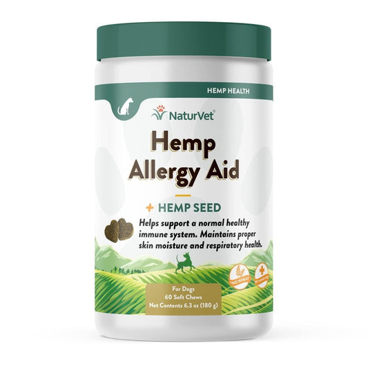 Naturvet - Hemp Allergy Aid Soft Chews - 60 count
