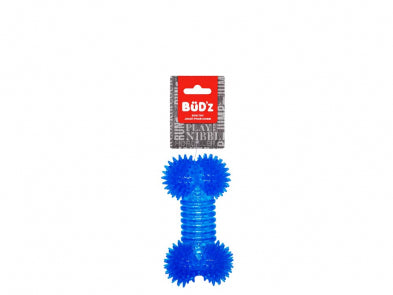 BUDZ - Dog Toy - Rubber Spiked Bone