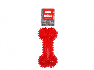 BUDZ - Dog Toy - Rubber Spiked Bone