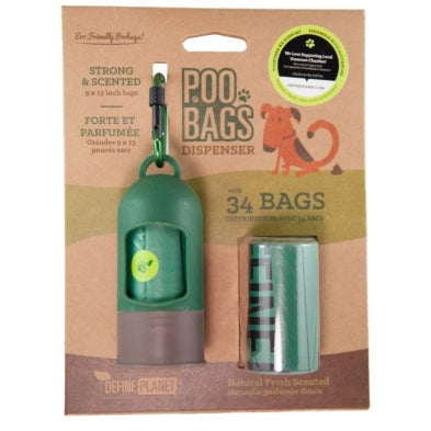 Define Planet Dog - POO Bags - Leash Dispenser with 34 Bags
