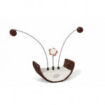 BUDZ - Cat Toy - Cradle Shaped Teaser - Brown