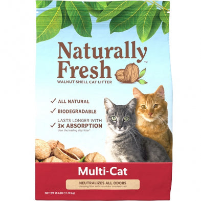 Naturally Fresh - Walnut Multi Cat Clumping Litter