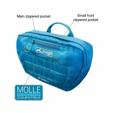 Kurgo - RSG Pack Pannier - Harness Accessory - Coastal Blue