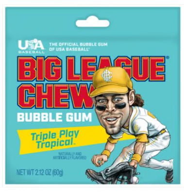 Gum - Big League Chew Bubble Gum