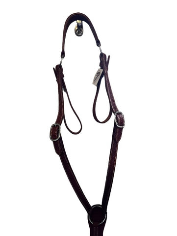 True North - Breast Collar Basketstamp  with SS Fittings and Attachments