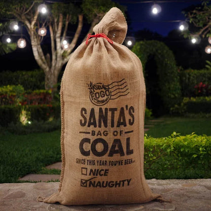 Christmas - Santa's Bag Of Coal - Charcoal Not Included