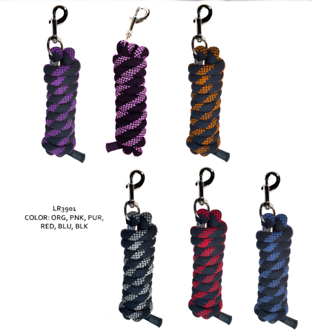 True North - Brushed Cotton Lead Rope- Assorted Colours