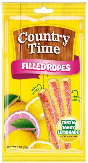 Candy - Country Time Lemonade Licorice Ropes