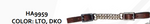 True North - Curb Strap - Light Oil w/ Double Chain
