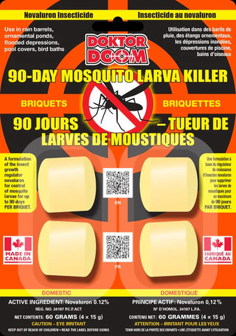 Doktor Doom - Mosquito Larva Tabs - 4 Pack